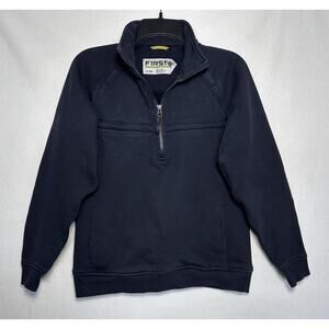 First Tactical Women's 1/4 zip Cotton Job Shirt Black size L Gorpcore Hiking